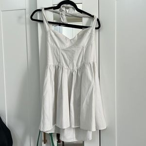 Princess Polly White Halter Dress